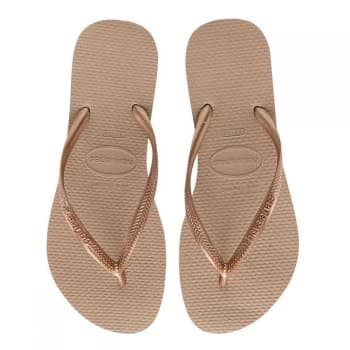 Havaianas Slim Flip Flops - Rose Gold