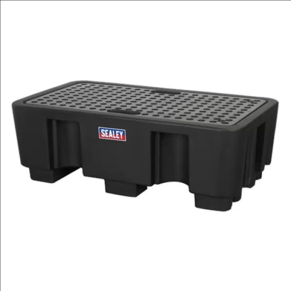 Genuine SEALEY DRP17 Barrel Bund Polyethylene 1300 x 750 x 440mm 2 Drum