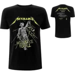 Metallica - And Justice For All Tracks Unisex Small T-Shirt - Black