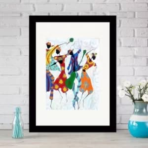 SCDRPRC05 Multicolor Decorative Framed MDF Painting