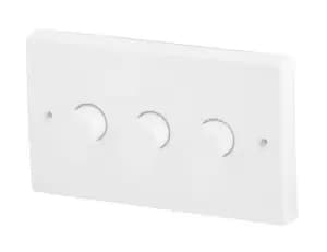 Robus 3x250W Dimmer Switch 3 Gang 2 Way- L2503G2W