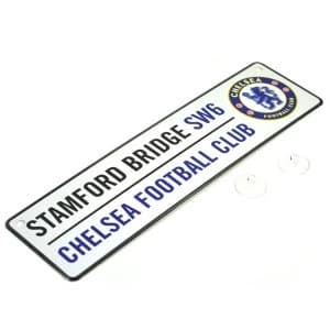 Chelsea 3D Embossed Metal Hanging Street Window Sign