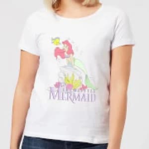Disney Little Mermaid Womens T-Shirt - White