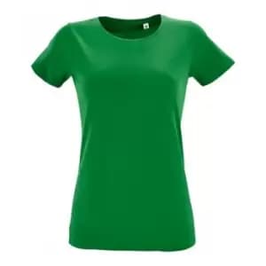 SOLS Womens/Ladies Regent Fit Short Sleeve T-Shirt (L) (Kelly Green)
