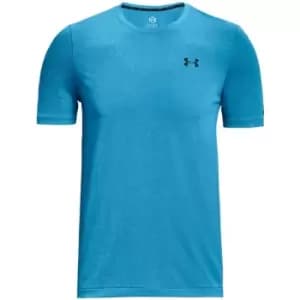 Under Armour Rush Geosport T Shirt Mens - Blue