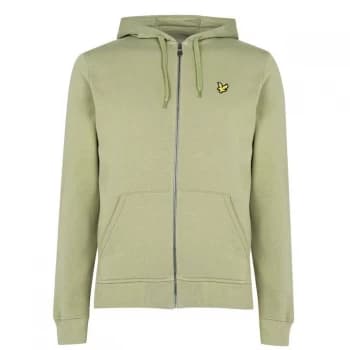 Lyle and Scott & Scott Zip Through Hoodie - Moss W321
