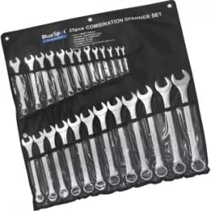 25 Piece Chrome Vanadium Metric Combination Spanner Set (6-32MM)