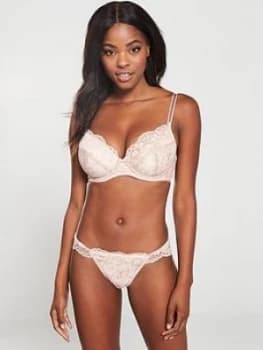 Pour Moi Opulence Brazilian Brief - Mink, Mink, Size 10, Women