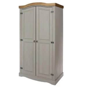 Halea 2-Door Wardrobe - Grey