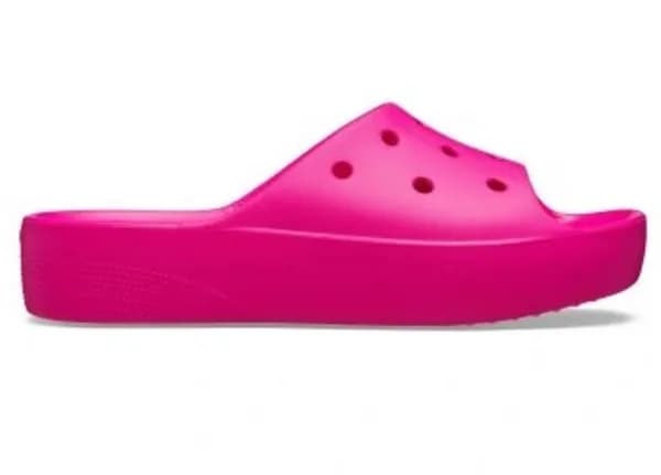 Crocs Women Classic Platform Slides Pink Crush 7