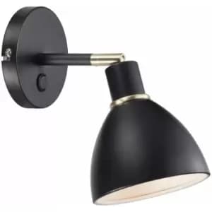 Nordlux Lighting - Nordlux Ray Dome Wall Lamp Black, E14
