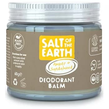 Salt of the Earth Amber and Sandalwood Deodorant Balm 60g