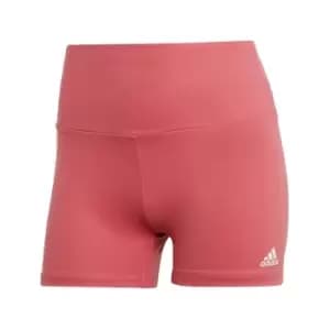 adidas Yoga Essentials High-Waisted Short Tights Womens - Red