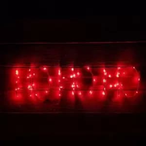 Samuel Alexander - 80cm Premier Indoor Outdoor Flashing LED Ho Ho Ho Christmas Sign Decoration