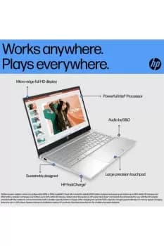 HP Pavilion White 14-dv2514sa 14" Laptop - Intel Core i3 256 ...
