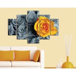 ST036 Multicolor Decorative MDF Painting (5 Pieces)