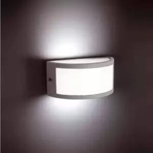 Gray garden wall light Negus 1 bulb