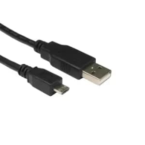 Cables Direct 1m USB 2.0 Type A to Micro B Cable in Black
