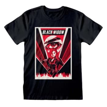Black Widow Movie - Poster Unisex Large T-Shirt - Black