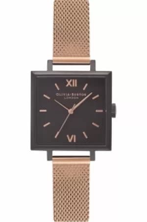 Ladies Olivia Burton Square Dials Watch OB16SS07