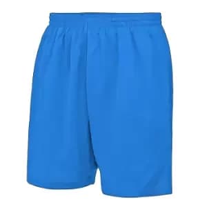 AWDis Just Cool Childrens/Kids Sport Shorts (12-13 Years) (Royal Blue)
