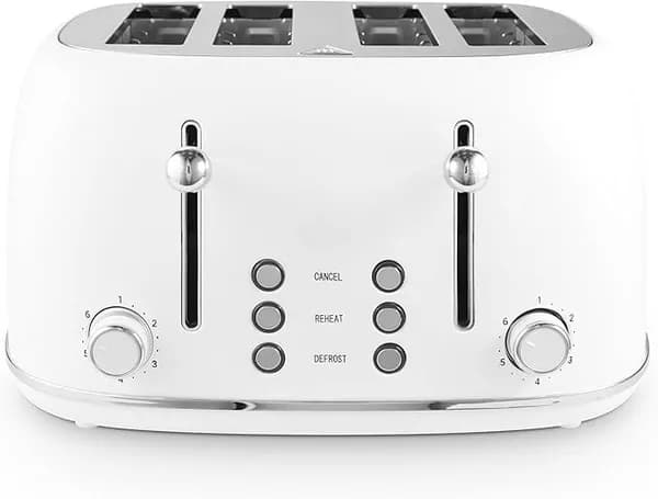 Tower T20076WHT 4 Slice Toaster