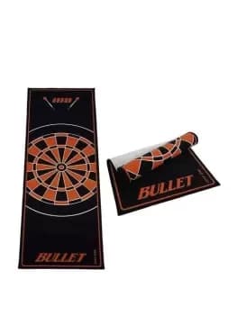 Non-Slip Tournament Dartboard Mat for Home Practice - Red
