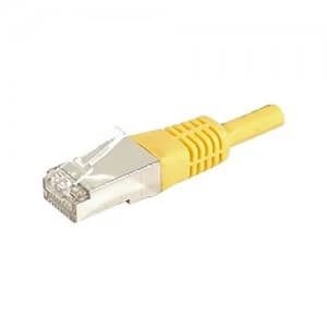 Patch Cord RJ45 CAT.6a F/UTP Yellow - 25 M Full Copper