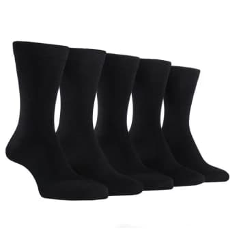 Farah 5 Pack Cotton Socks Mens - Black