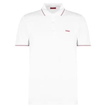 Hugo Boss Dinoso 202 Polo Shirt White Size L Men