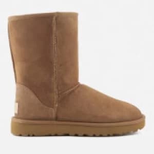 UGG Womens Classic Short II Sheepskin Boots - Chestnut - UK 3