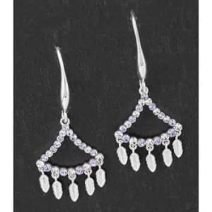 Boho Chic Silver Plated Modern Dreamcatcher Earrings