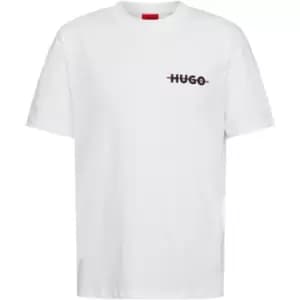 HUGO Drando T Shirt - White