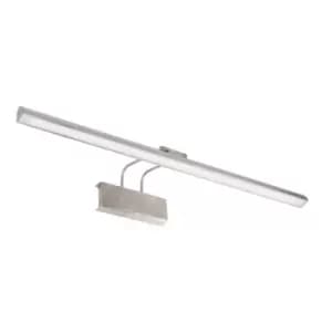 Litho LED Picture Light Steel Brushed, Plastic Matt