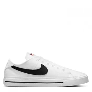 Nike Court Legacy Canvas Mens Shoe - White/Black