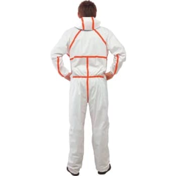 4565 Hooded White Coveralls - CE Type 4/5/6 (3XL)