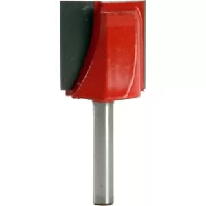 Faithfull Two Flute Straight Router Cutter 25mm 25mm 1/4"