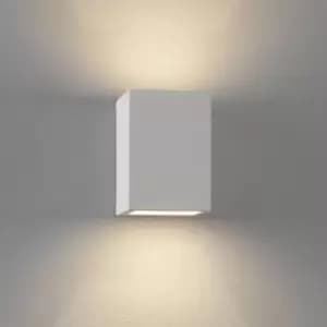 Mosto 1 Light Indoor Up Down Wall Light Plaster, G9