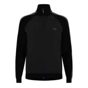 Boss Zaflik Full Zip Sweatshirt - Black