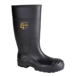 Grafters Womens PVC Safety Waterproof Boot (11 UK) (Black)