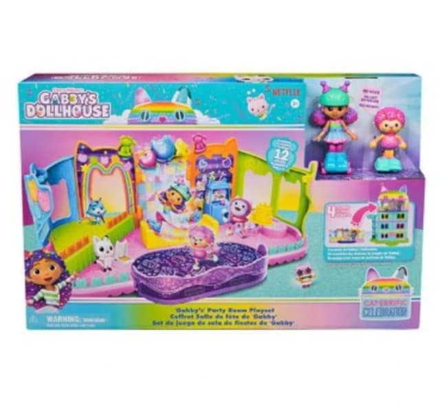 Gabby's Dollhouse Gabby's Dollhouse Party Room Playset Female IL86301