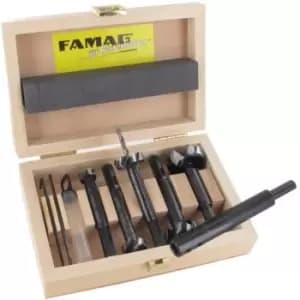 FAMAG 6PCS Bormax 2.0 Prima Pilot Guided 15, 20, 25, 30, 35mm, in Wooden Box Inc