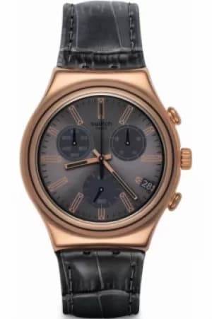 Mens Swatch Irony Chrono Chronograph Watch YCG411