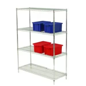 Olympic Chrome Wire Shelving Kits 1590 x 914 x 457 static