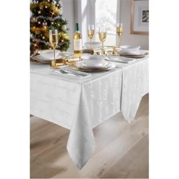 The Spirit Of Christmas Script Napkins - White
