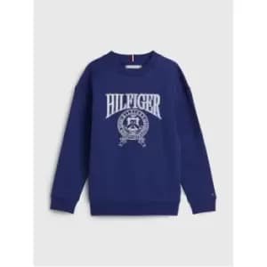 Tommy Hilfiger U Hilfiger Varsity Sweatshirt - Blue
