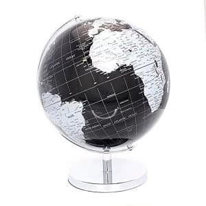 Globe Silver & Black On Base By Lesser & Pavey