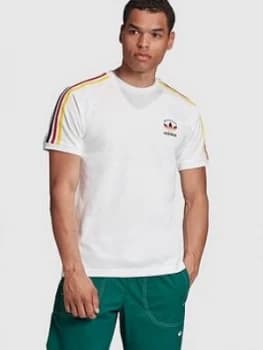 Adidas Originals 3 Stripes Germany T-Shirt - White