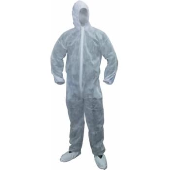 Disposable Coverall White (M) - Sitesafe