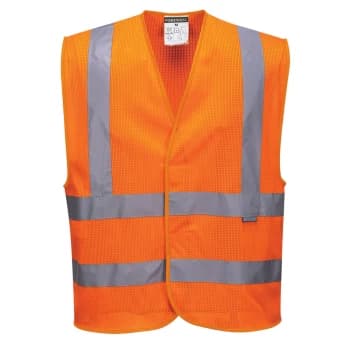 Portwest MeshAir Class 2 Hi Vis Waistcoat Orange S / M